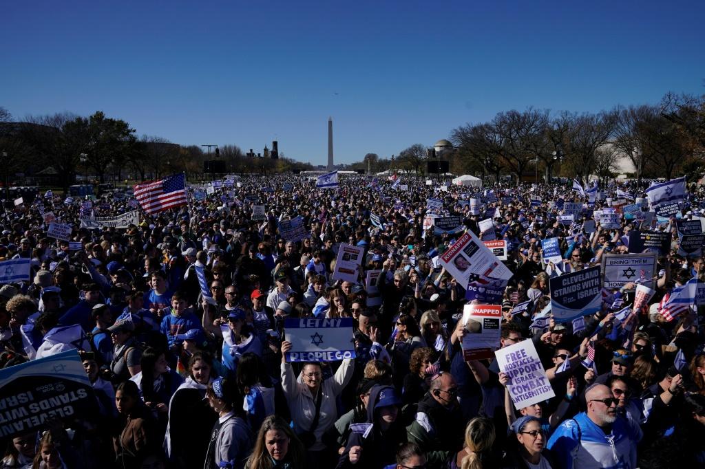 Unity in Support: Washington’s Pro-Israel Rally Draws Massive Crowd Affirming Solidarity and Peace